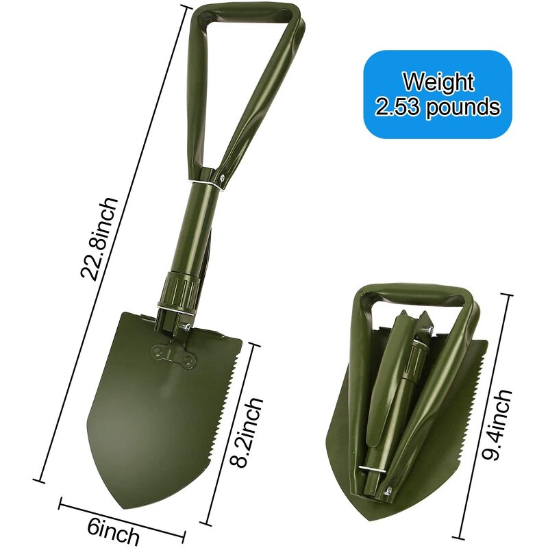 Camping Shovel Manufacturer - RGS02B High Quality Steel Shovel Spades for Farming Tools Tactical Shovel