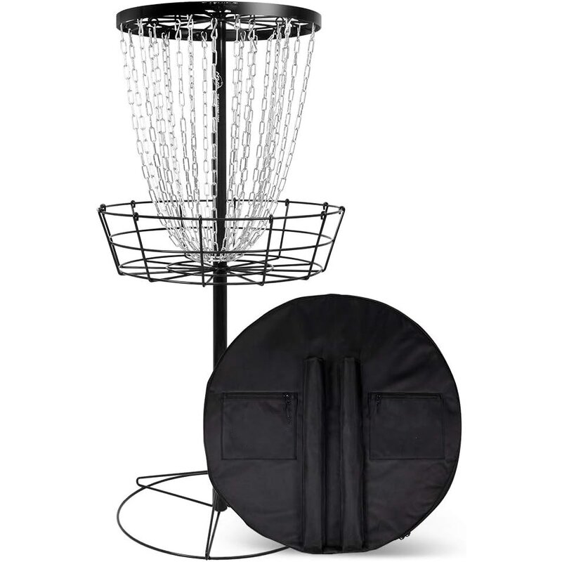 Disc Golf Basket Manufacturer - Hot Selling Sports Customized Pro 24 Chain With Transit Carry Bag