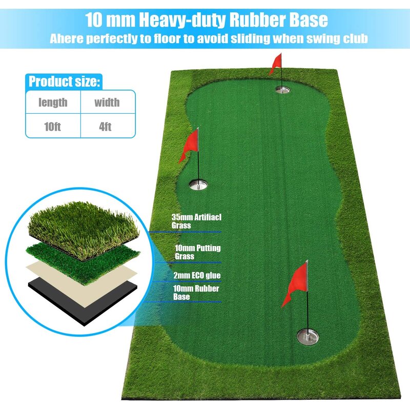 Golf Putting Green Manufacturer - GPG02A Wholesale Indoor Mini Golf Custom Putting Green Artificial Grass