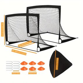 Soccer Goal Net Set Manufacturer - Customized Folding Portable Football Practice Net Backyard Pop up