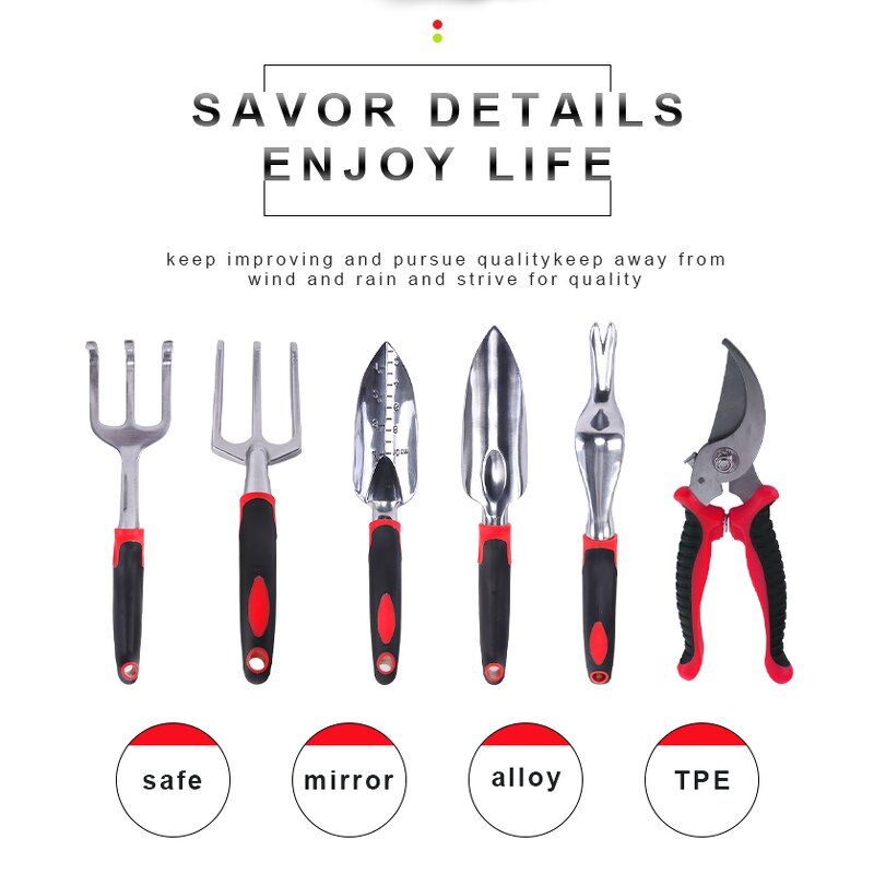 Garden Tool Kit Manufacturer - Hot Selling 6 in 1 Multifunction Set Planting Good Quality With Low Price