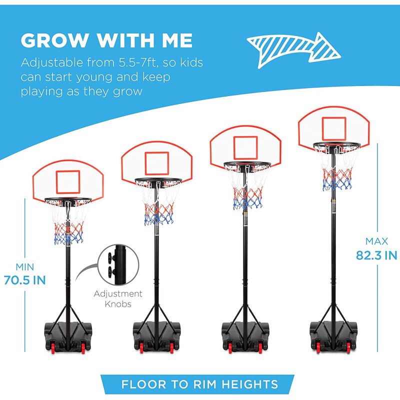 Basketball Hoop Manufacturer - BHS06A New Outdoor Mini Portable Target Eco-Friendly 10 Feet Stand