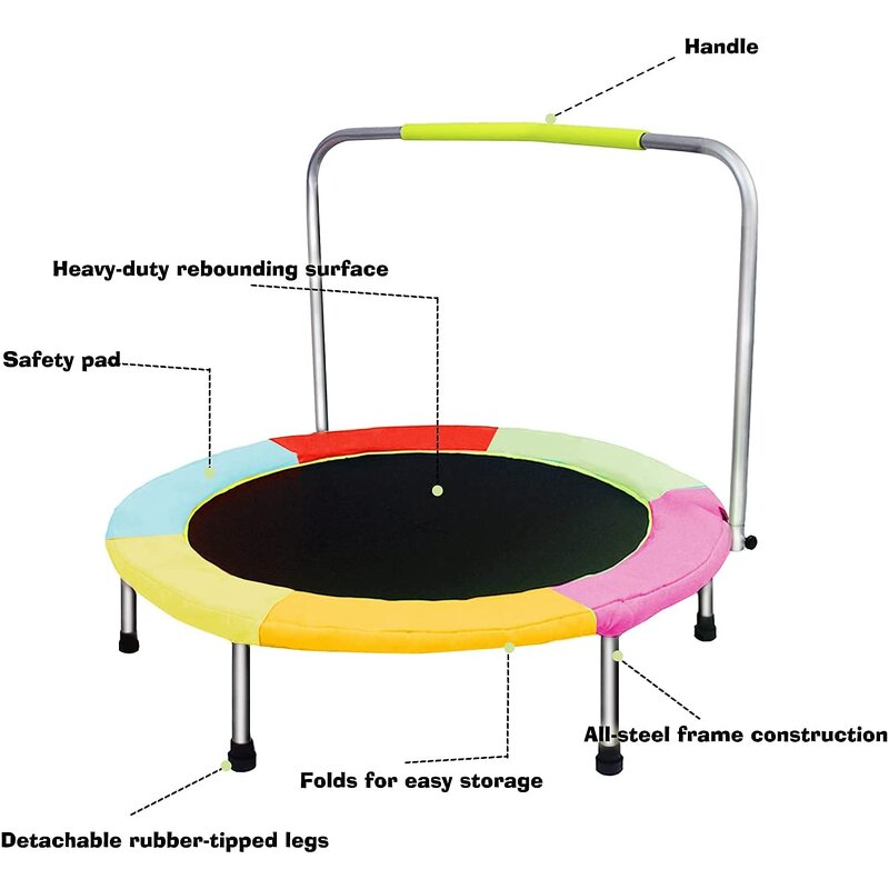 Trampoline Manufacturer - High Quality for Kids Mini Indoor Outdoor With Handle