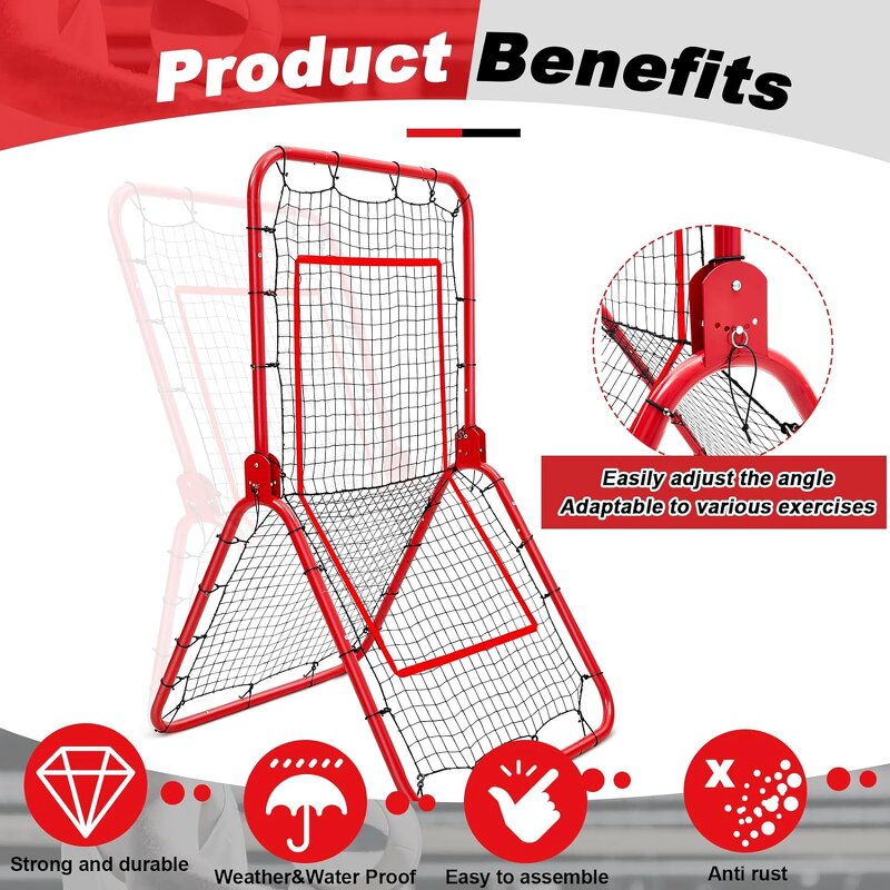 Football Rebounder Net Manufacturer - Hot Sale Customized for Softball Baseball Soccer Practice Outdoor Training