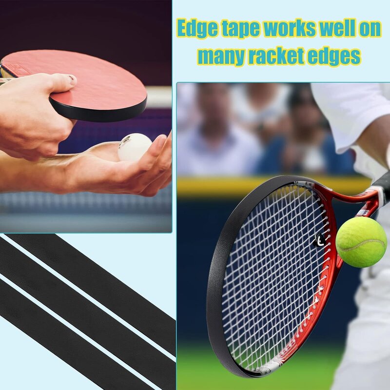 Pickleball Paddle Edge Guard Tape - Heavy Duty Racket Head Guard Protection