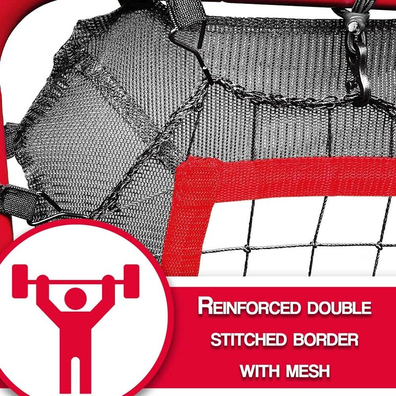 Rebounder Net Manufacturer - Customized Portable Durable 6*4FT for Training Outdoor Club