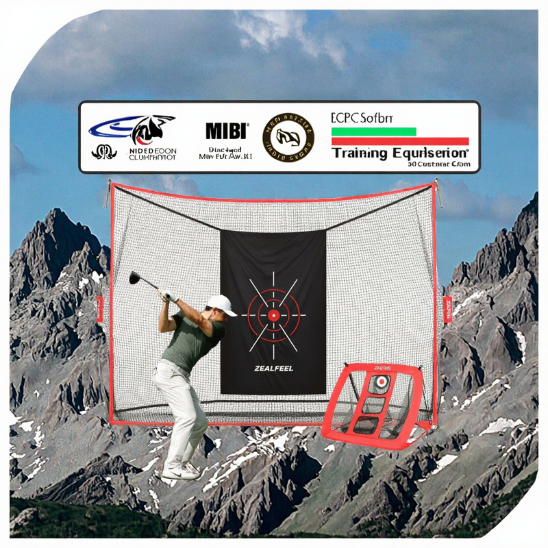 Golf Practice Net Manufacturer - Portable Foldable with Durable Nylon Silk Target Custom Logo Indoor/Outdoor Training Carry Bag