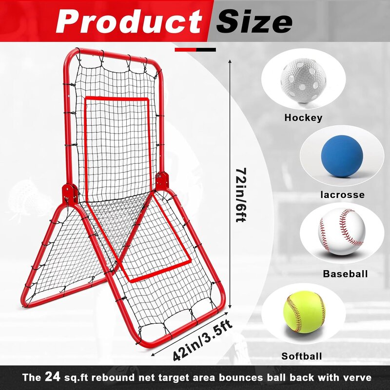 Football Rebounder Net Manufacturer - Hot Sale Customized for Softball Baseball Soccer Practice Outdoor Training