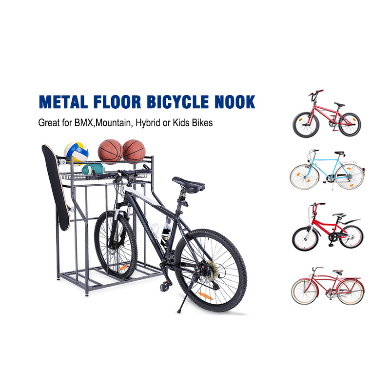Bike Storage Rack Manufacturer - Bicycle Garage Organizer Sports 3 Bike Storage Rack for Garage