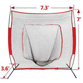 Softball Baseball Net Manufacturer - Hot Sale Portable Customized Logo for Indoor Outdoor Training