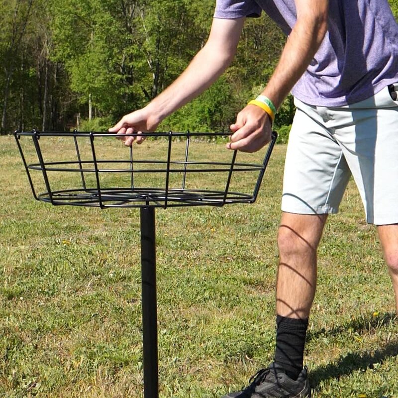 Disc Golf Basket Manufacturer - Hot Selling Sports Customized Pro 24 Chain With Transit Carry Bag