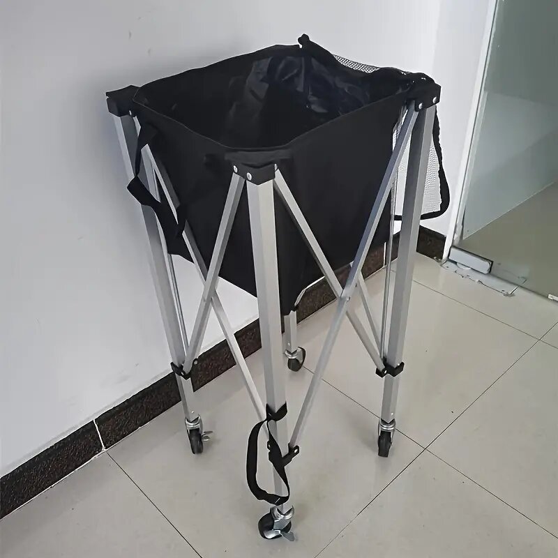 Tennis Pickleball Cart Manufacturer - Portable Square Steel Tube Aluminum with Customized Logo for Training Outdoor Indoor