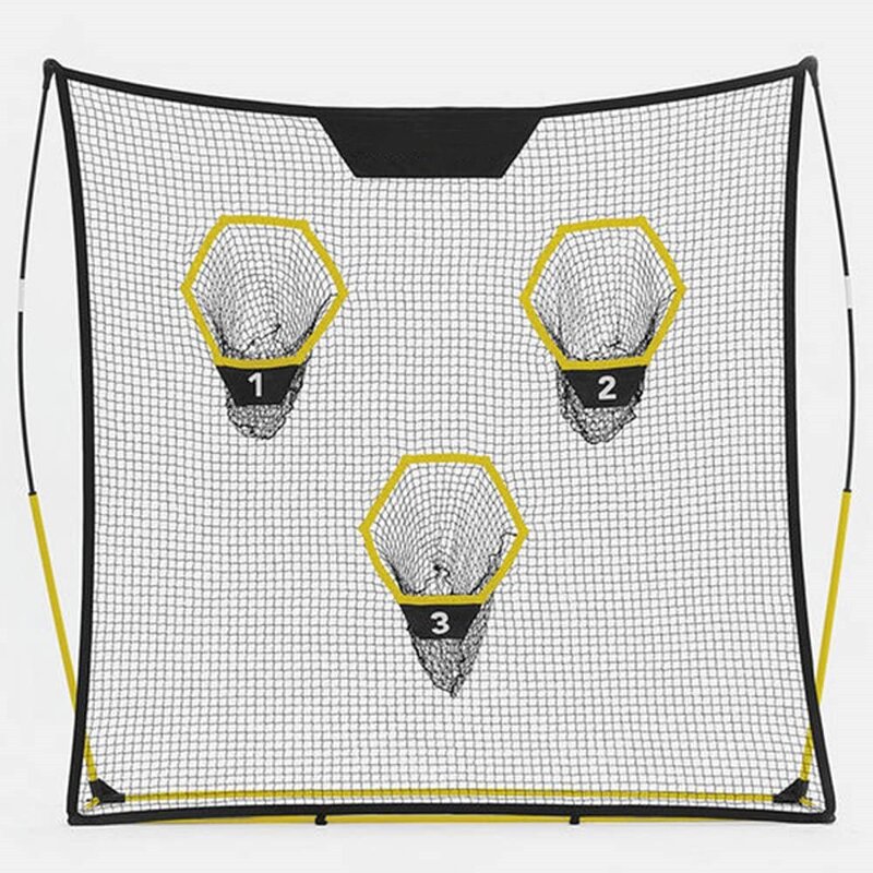 Football Throwing Net Manufacturer - Heavy Duty Foldable Bow Frame Football Trainer