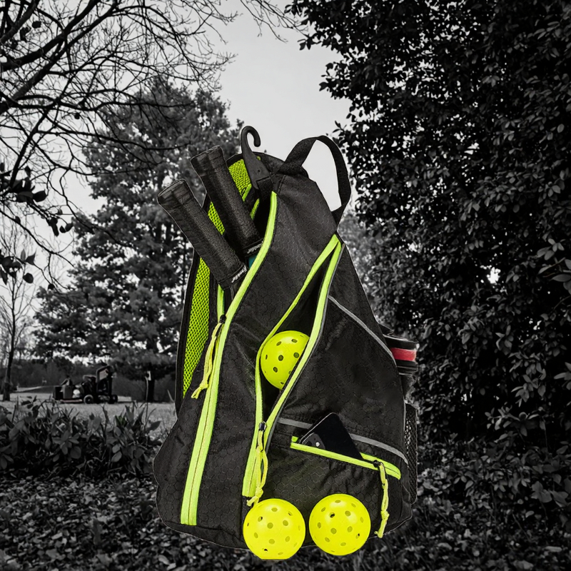 Pickleball Paddle Backpack Manufacturer - Custom Adjustable Crossbody Sling Bag Tennis Racketball Water Bottle Holder Padded Storage 30-40L