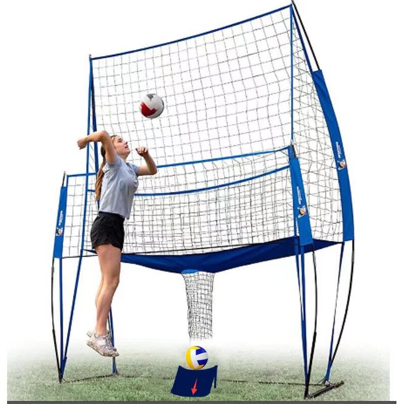 Volleyball Practice Net Manufacturer - VPN02A Portable Large Badminton Tennis Net for Hitting and Serving Drills