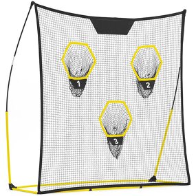 Football Throwing Net Manufacturer - Heavy Duty Foldable Bow Frame Football Trainer