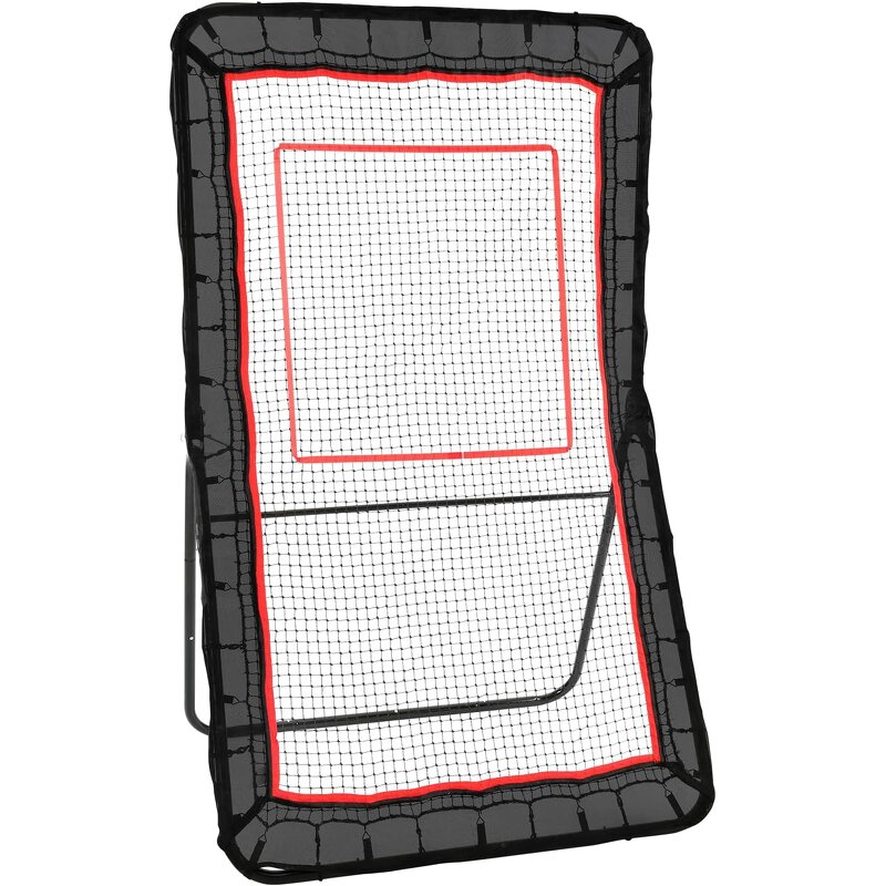 Lacrosse Rebounder Manufacturer - Steel Frame Backstop Nylon Netting Practice Shooting Catching Reacting