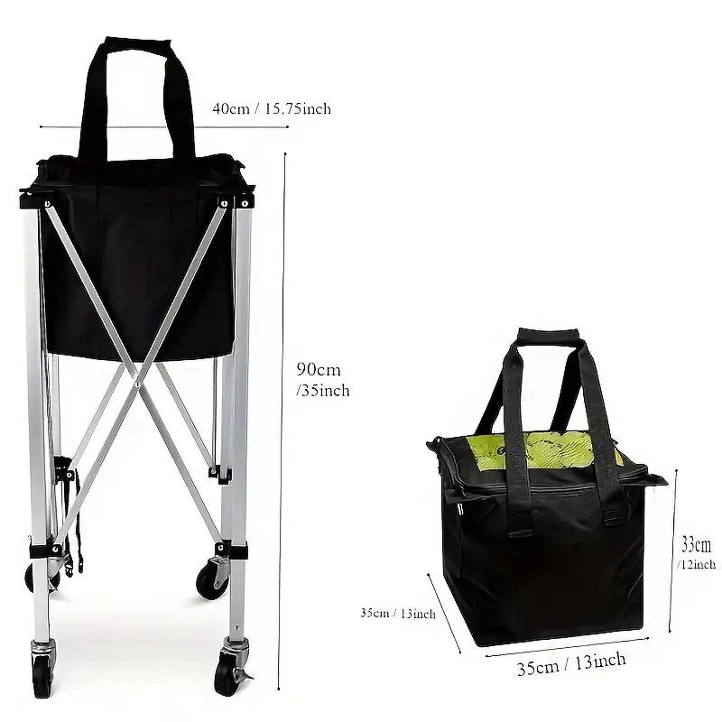 Baseball Softball Tennis Pickleball Cart Manufacturer - Hot Sale Portable Customized Logo Aluminum for Collecting