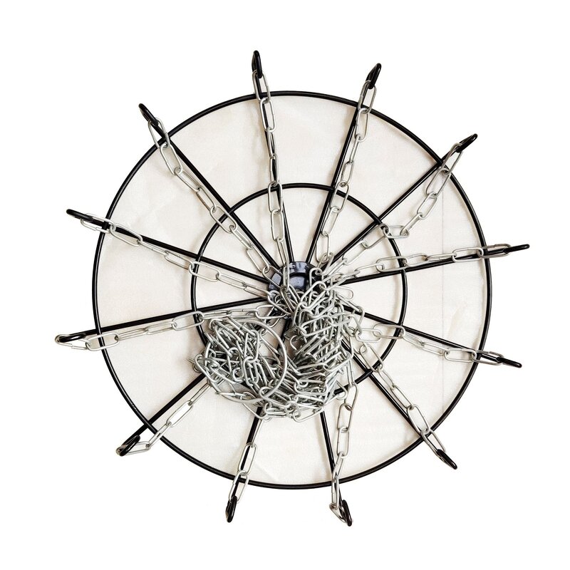 Sports Equipment Manufacturer - Hot Selling Chain Portable Metal Frisbee Golf Disc Baseball Ball Practice Rack Outdoor