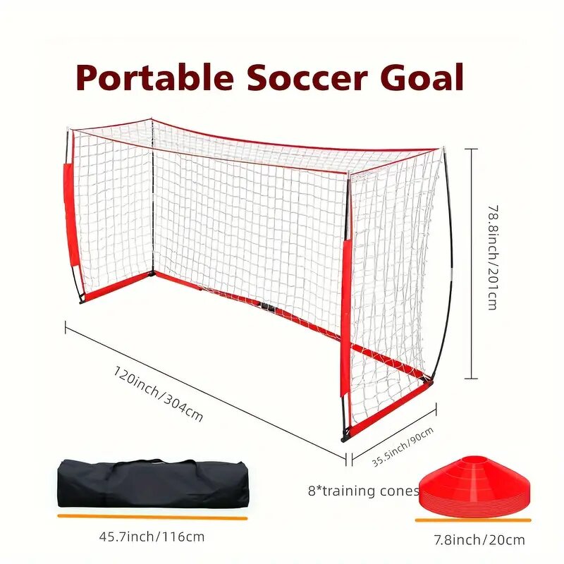 Soccer Goal Manufacturer - Hot Sale Portable Customized Color 3M by 2M Square Outdoor Training