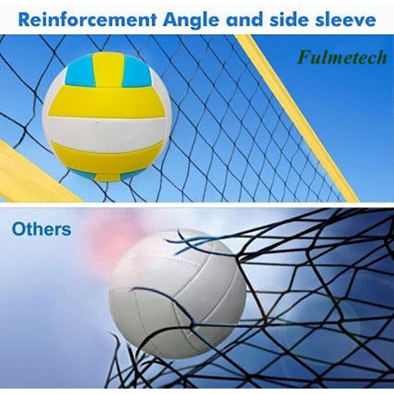 Volleyball Net Manufacturer - VN02A Cheap Price Custom Length Portable Stand with Net Set Standard Poles Outdoor Folding