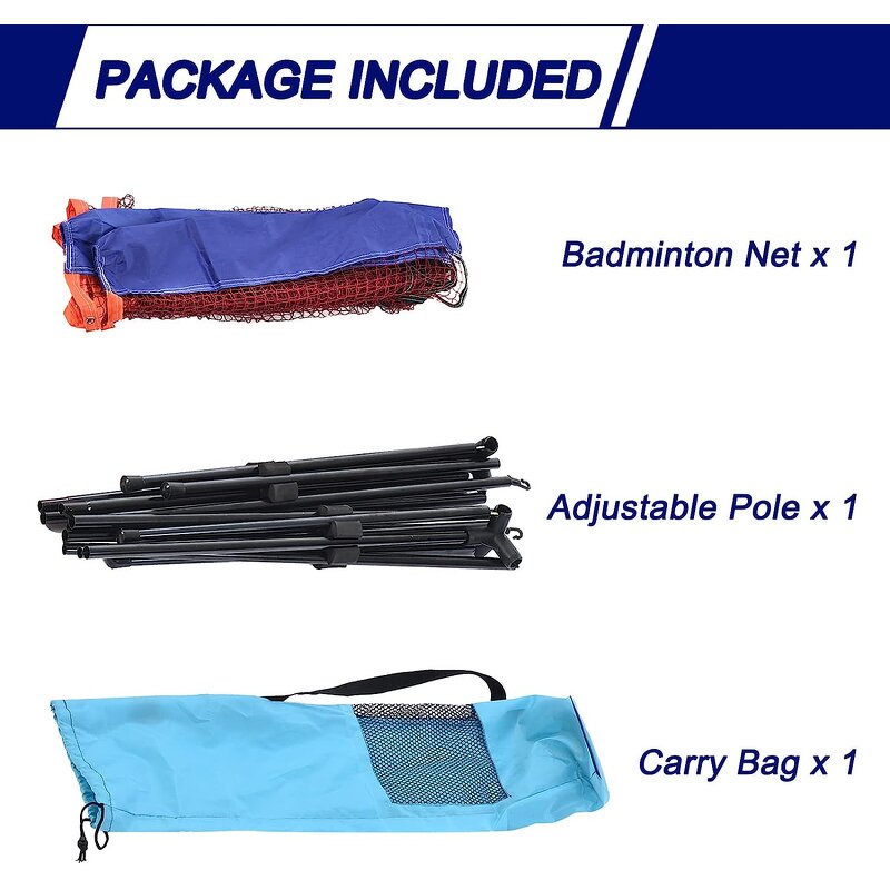 Badminton Net Manufacturer - Wholesale Easy Install Portable Carry Outside 3.1M Adjustable