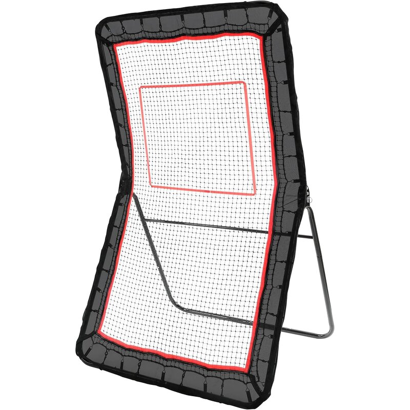 Lacrosse Rebounder Manufacturer - Steel Frame Backstop Nylon Netting Practice Shooting Catching Reacting