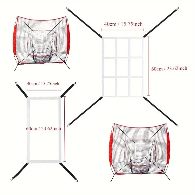 Baseball Nets Manufacturer - Wholesale Factory Cheap Price High Quality Batting and Pitching Portable Practice Net Set