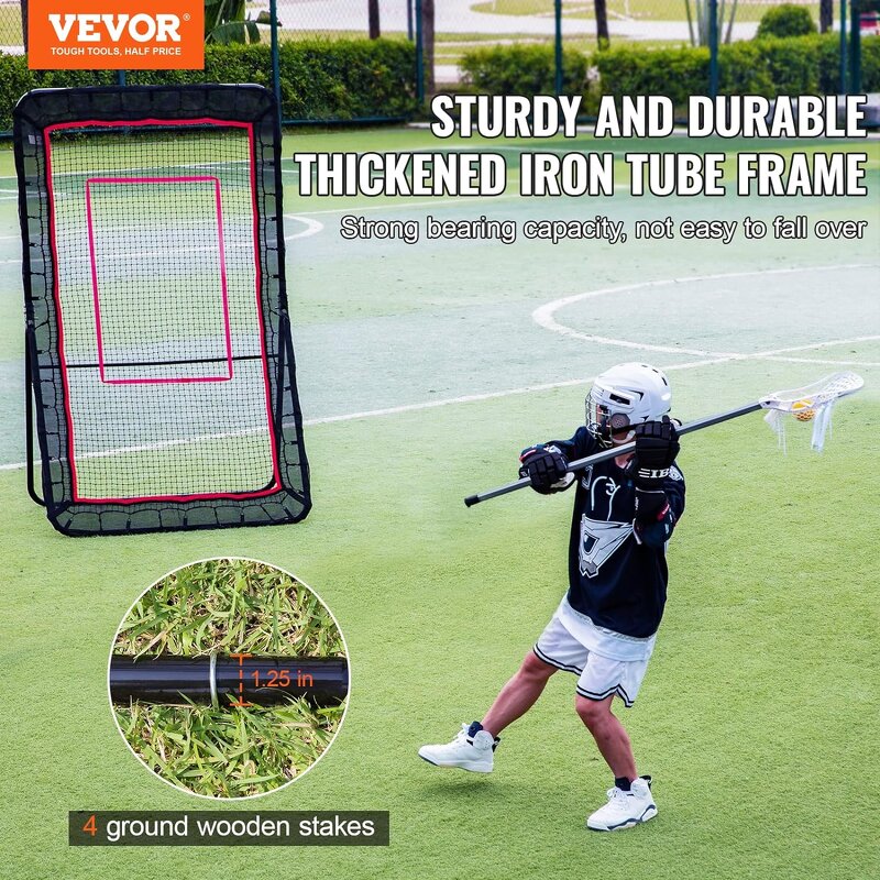 Lacrosse Rebounder Net Manufacturer - Baseball Softball Adjustable Hockey Goal Pickleball Bounce for Training