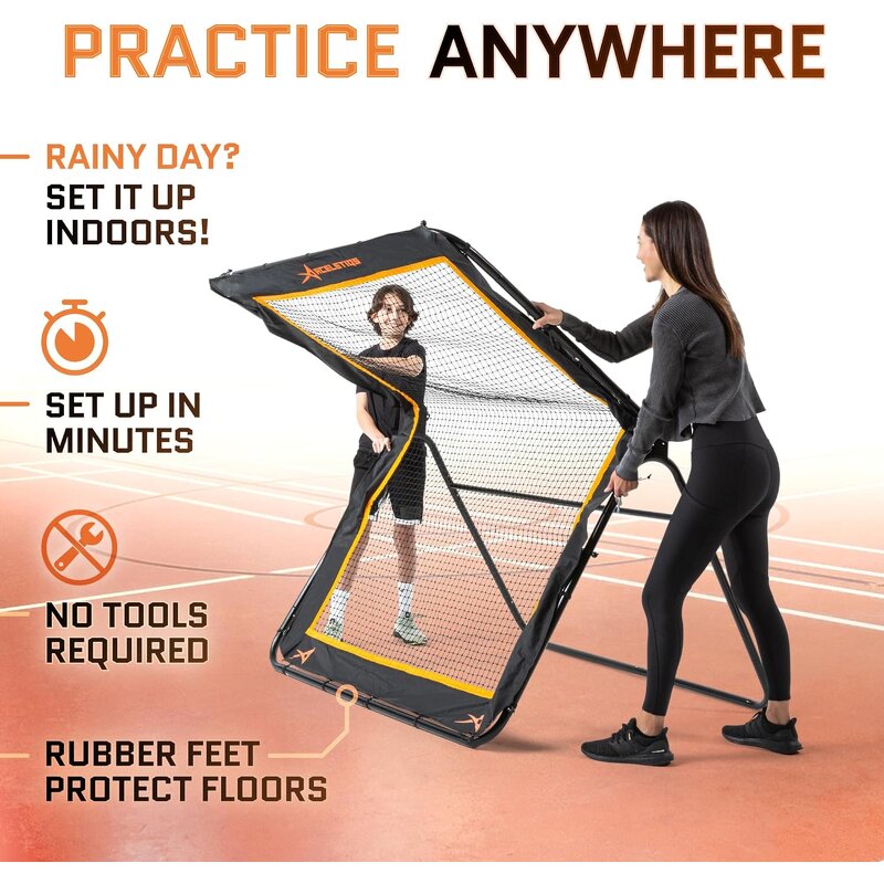Lacrosse Rebounder Net Manufacturer - Low Price Adjustable Rebounder Bounce Back Sport for Training