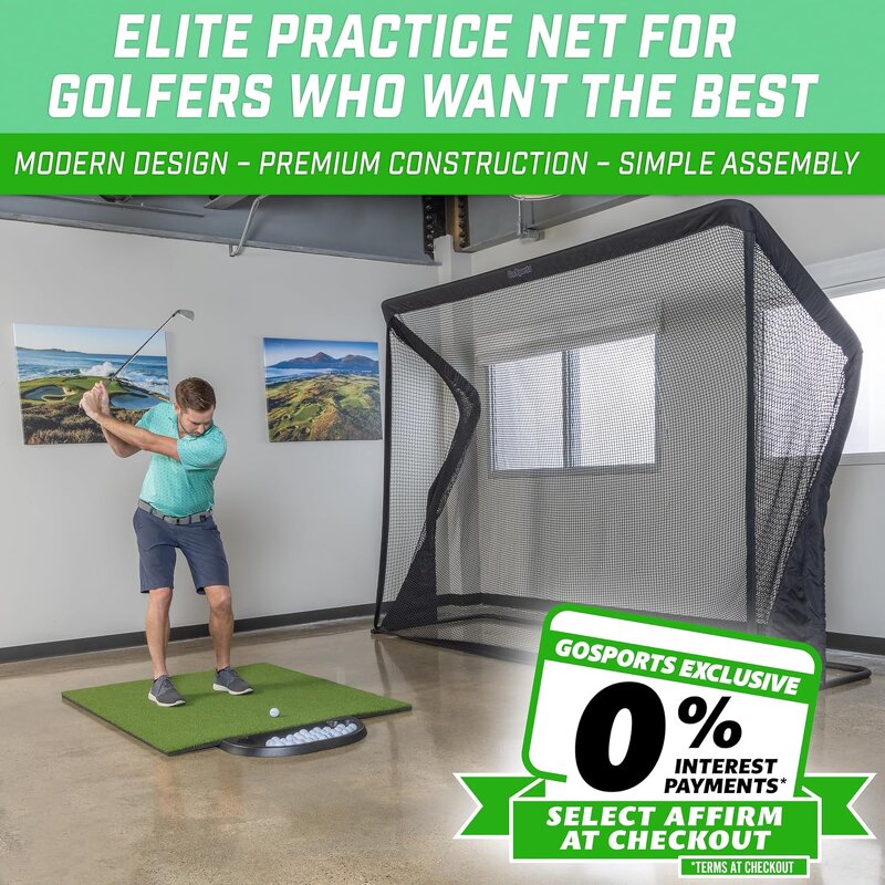 Golf Net Manufacturer - Custom Indoor with Steel Frame for Practice Chipping & Training