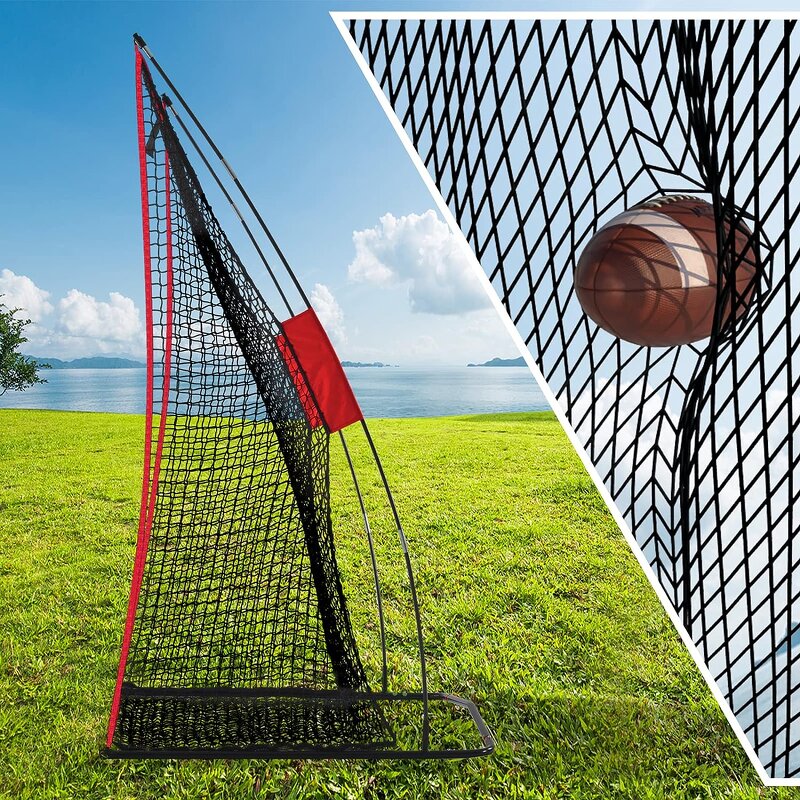 Football Practice Net Manufacturer - 7ft by 4ft Outdoor Lightweight Portable Kids Bow Frame Training Target