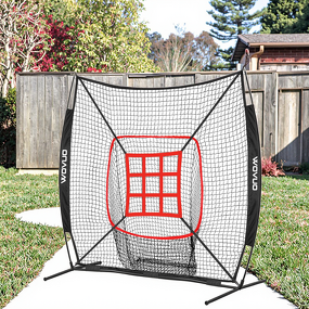 Baseball Softball Ball Caddy Manufacturer - Portable with Metal Tube and Polyester Net Batting Practice Ball Holder