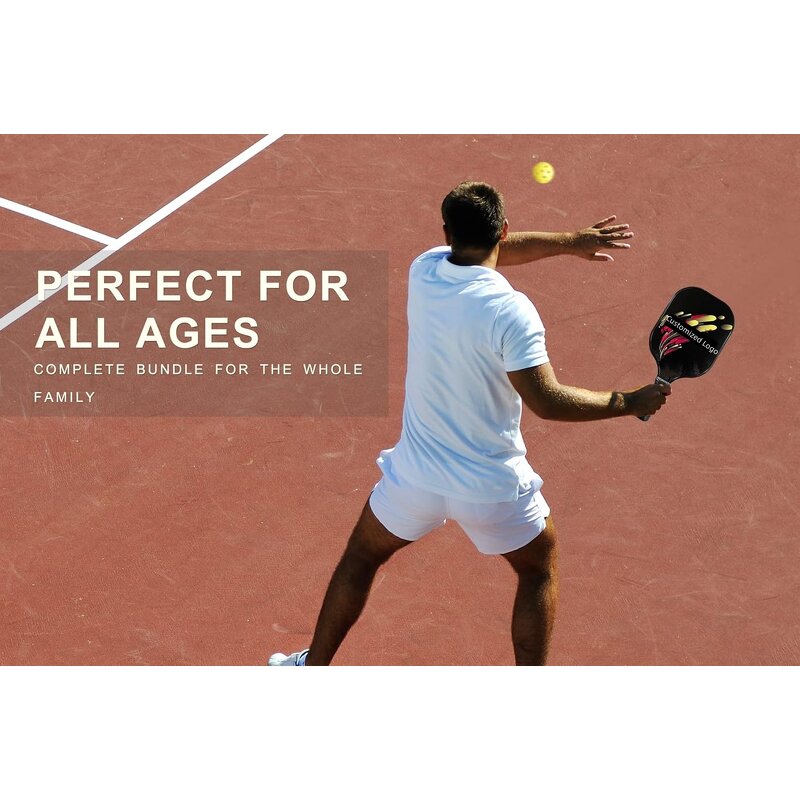 Pickleball Paddle Manufacturer - Professional Fiberglass Carbon Fiber with UV Printing Logo Raw Material