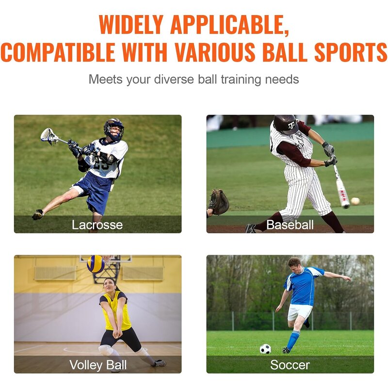 Lacrosse Rebounder Manufacturer - Steel Frame Backstop Nylon Netting Practice Shooting Catching Reacting