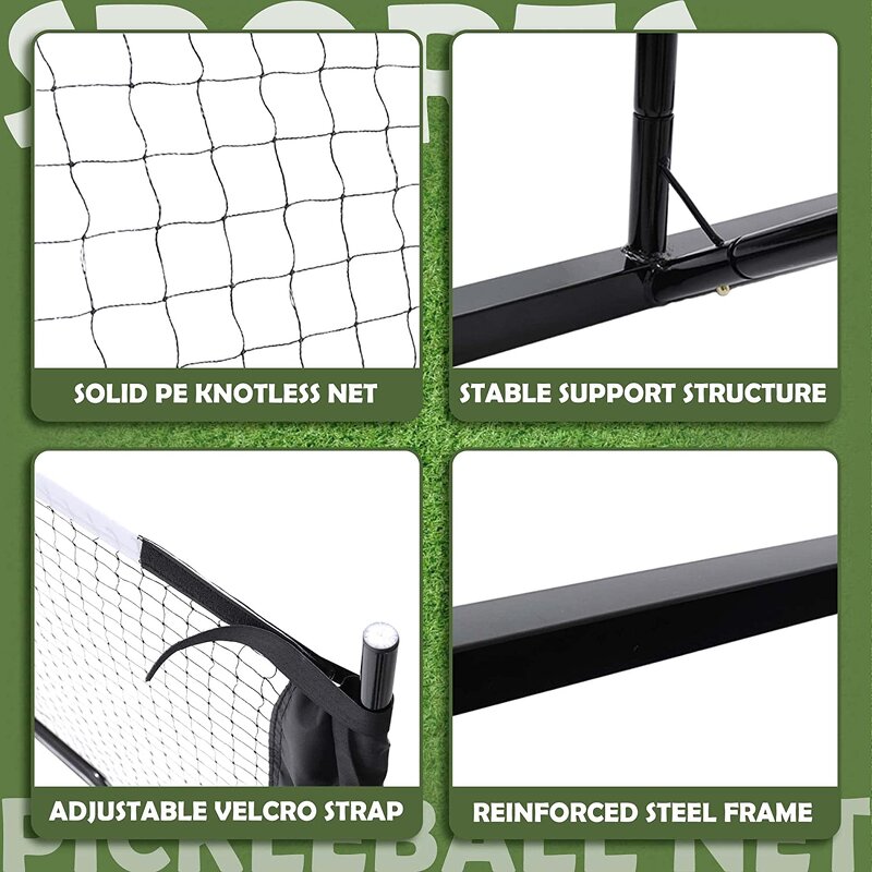 Pickleball Net Set Manufacturer - Hot Sale Factory Direct Portable 22Ft Oxford Fabric for Backyard Training