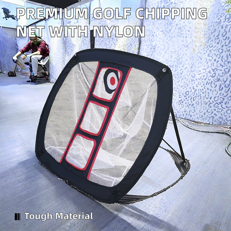 Golf Chipping Net Manufacturer - High Quality Net-05 Senior Flex Outdoor Practice Swing Game Collapsible with Nylon Material Customizable Brand