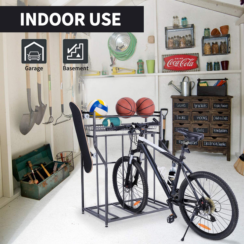 Bike Storage Rack Manufacturer - Bicycle Garage Organizer Sports 3 Bike Storage Rack for Garage