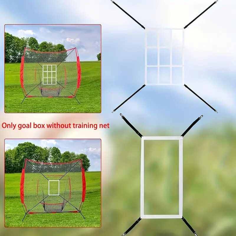 Baseball & Softball Pitching Batting Net Set Manufacturer - Portable 7'x7' Bounce for Training and Hitting