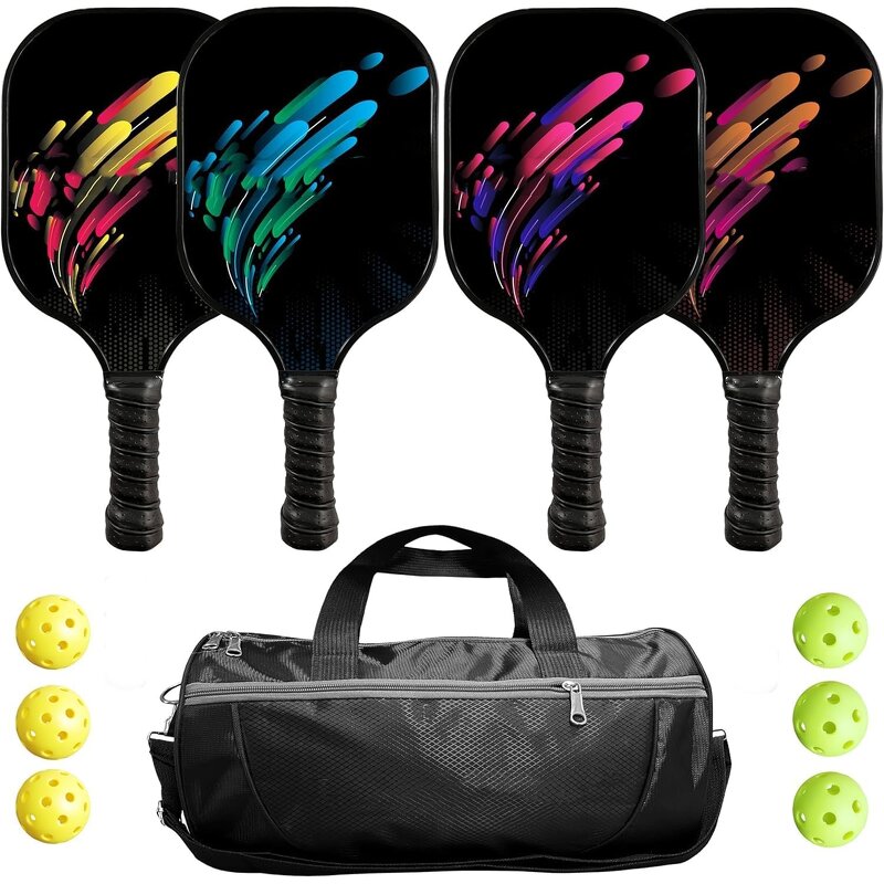 Pickleball Paddle Manufacturer - Professional Fiberglass Carbon Fiber with UV Printing Logo Raw Material