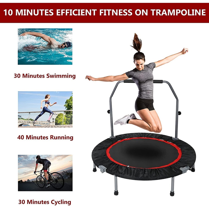 Trampoline Manufacturer - JTB004D Factory Price Safe and Reliable Indoor for Sale Fitness Weight Loss