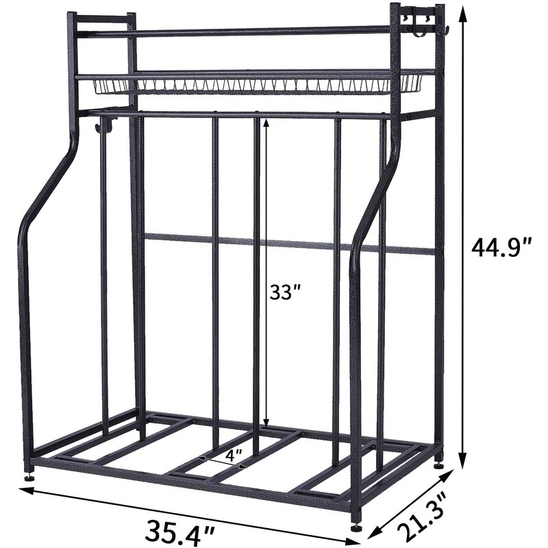 Bike Storage Rack Manufacturer - Portable Kids Bicycle Garage Organizer Sports 3 Bike Storage Rack for Garage