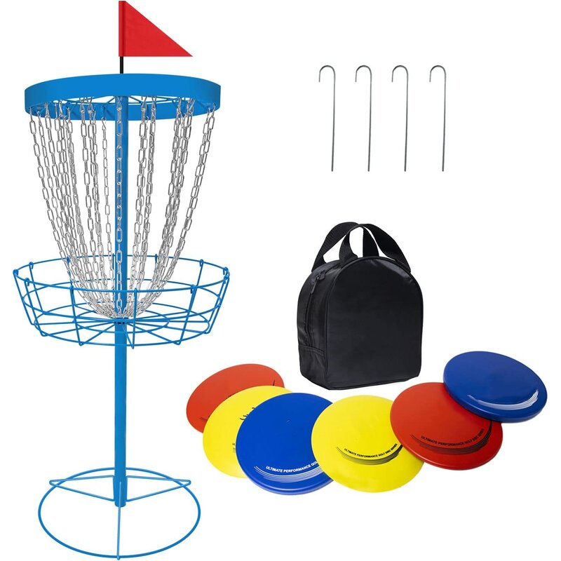 Disc Golf Basket Target Manufacturer - Factory Price Portable Flying Including Carry Bag for Outdoor Training