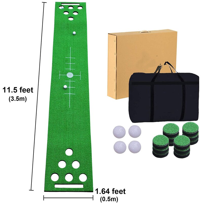 Golf Putting Training Mat Manufacturer - Indoor Outdoor Mini Golf Green Portable Putting Green Artificial Grass