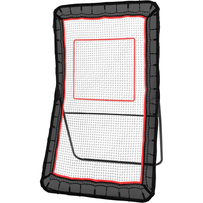 Lacrosse Rebounder Manufacturer - Steel Frame Backstop Nylon Netting Practice Shooting Catching Reacting