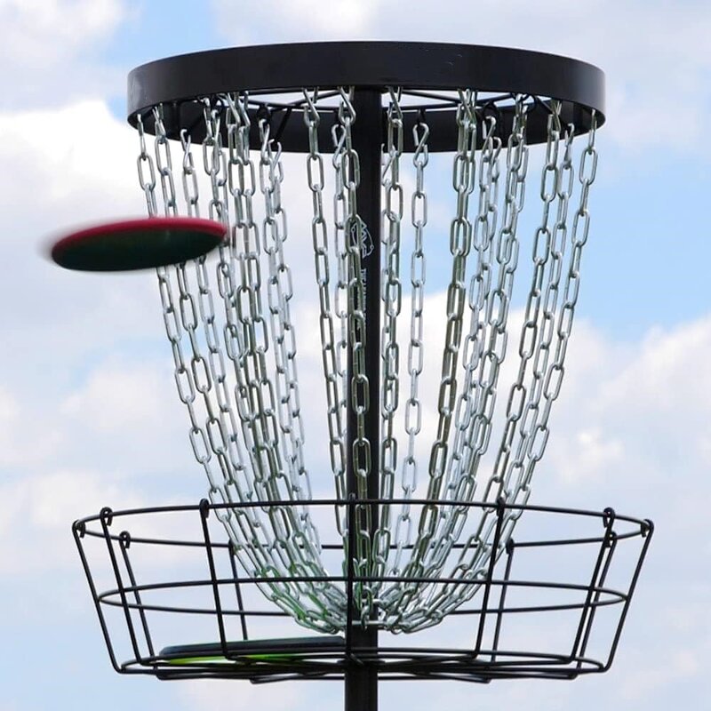 Disc Golf Basket Manufacturer - Hot Selling Sports Customized Pro 24 Chain With Transit Carry Bag