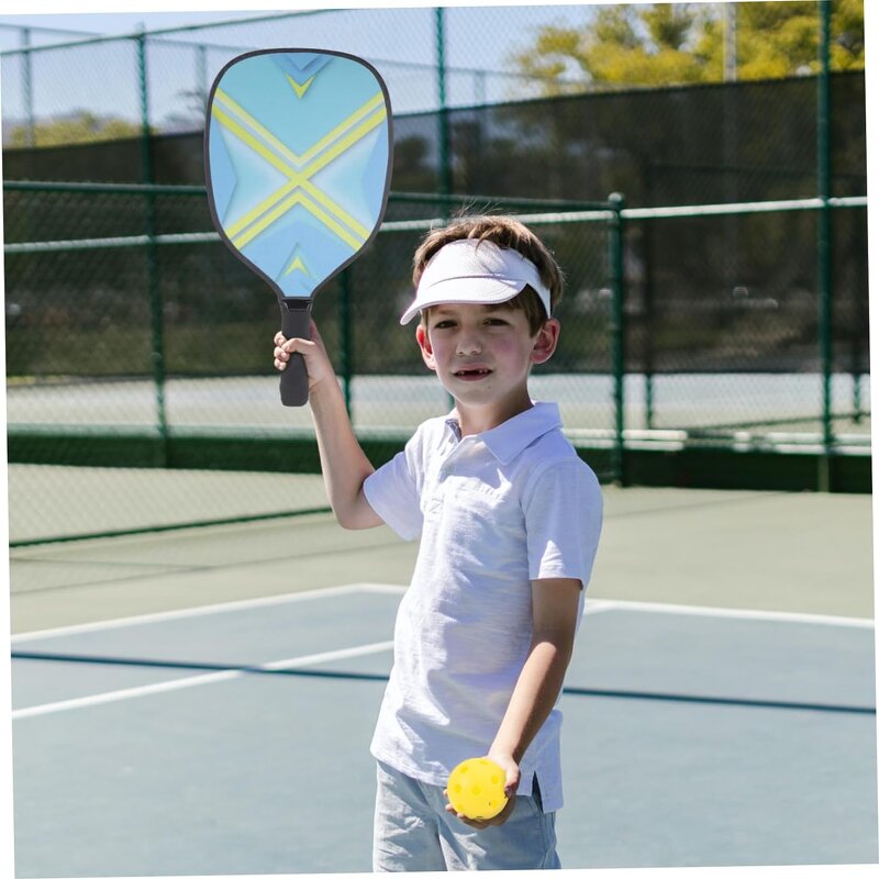 Pickleball Paddles Set Manufacturer - 2 Graphite Paddles with 1 Bag 2 Orange Indoor 2 Yellow Outdoor Pickleballs