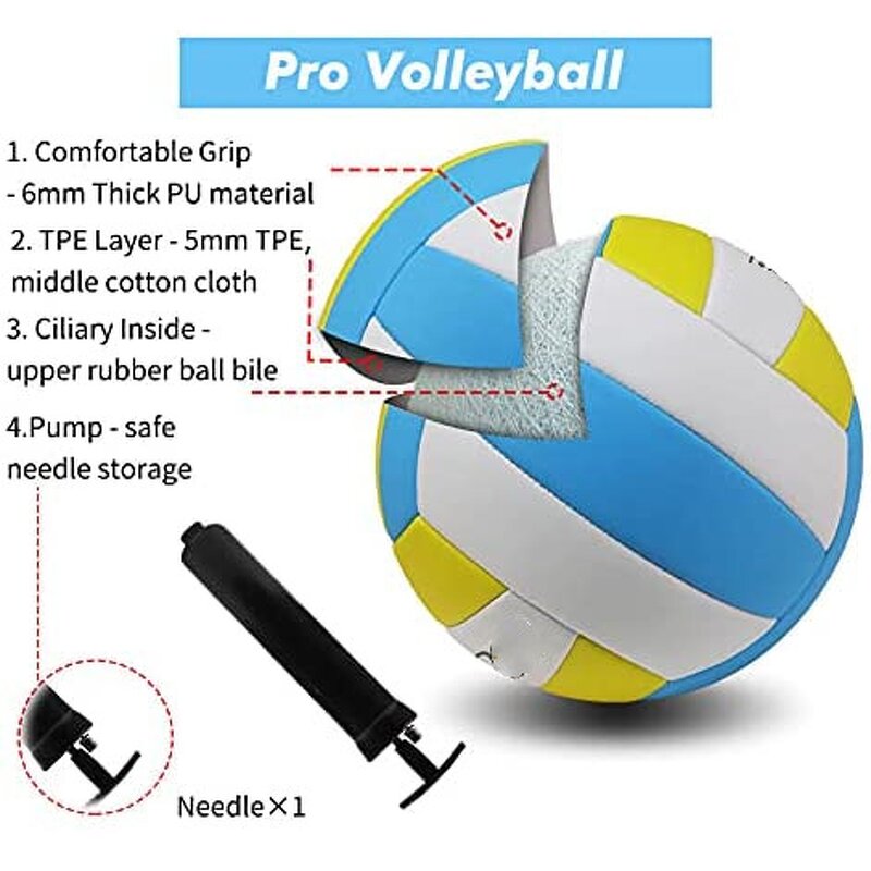 Volleyball Net Manufacturer - VN02A Cheap Price Custom Length Portable Stand with Net Set Standard Poles Outdoor Folding