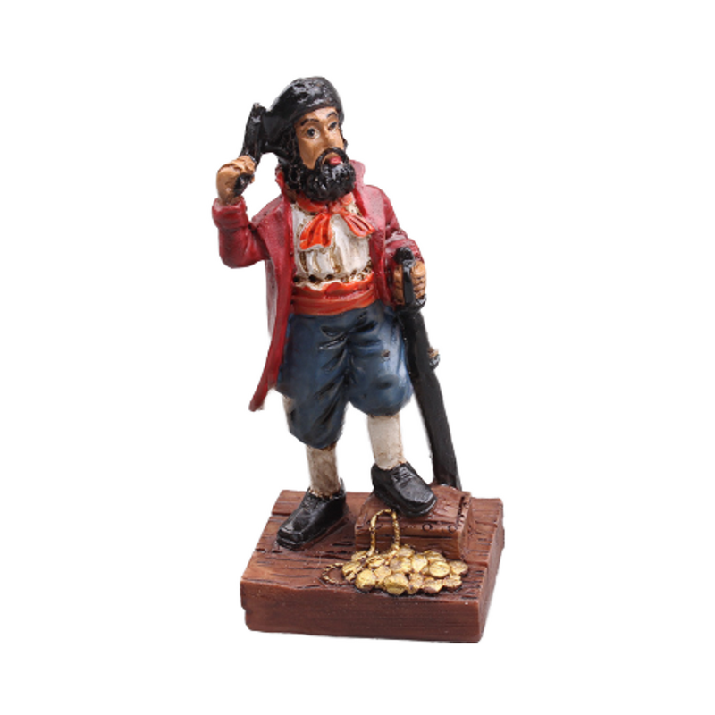 Resin Sand Table Model Manufacturer - Customizable Psychological Therapy Aquarium Assembly Figures Christmas Ornament Featuring Pirates