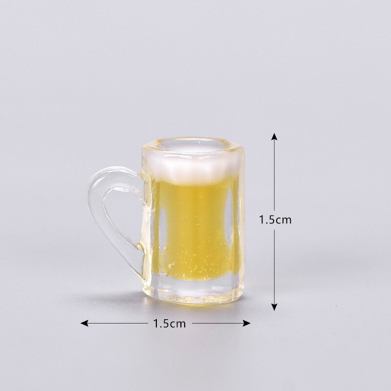 Micro Landscape Decoration Manufacturer - DIY Desktop Car Mini Resin Accessories Beer Cup Pendant Gifts Model Small Simulation